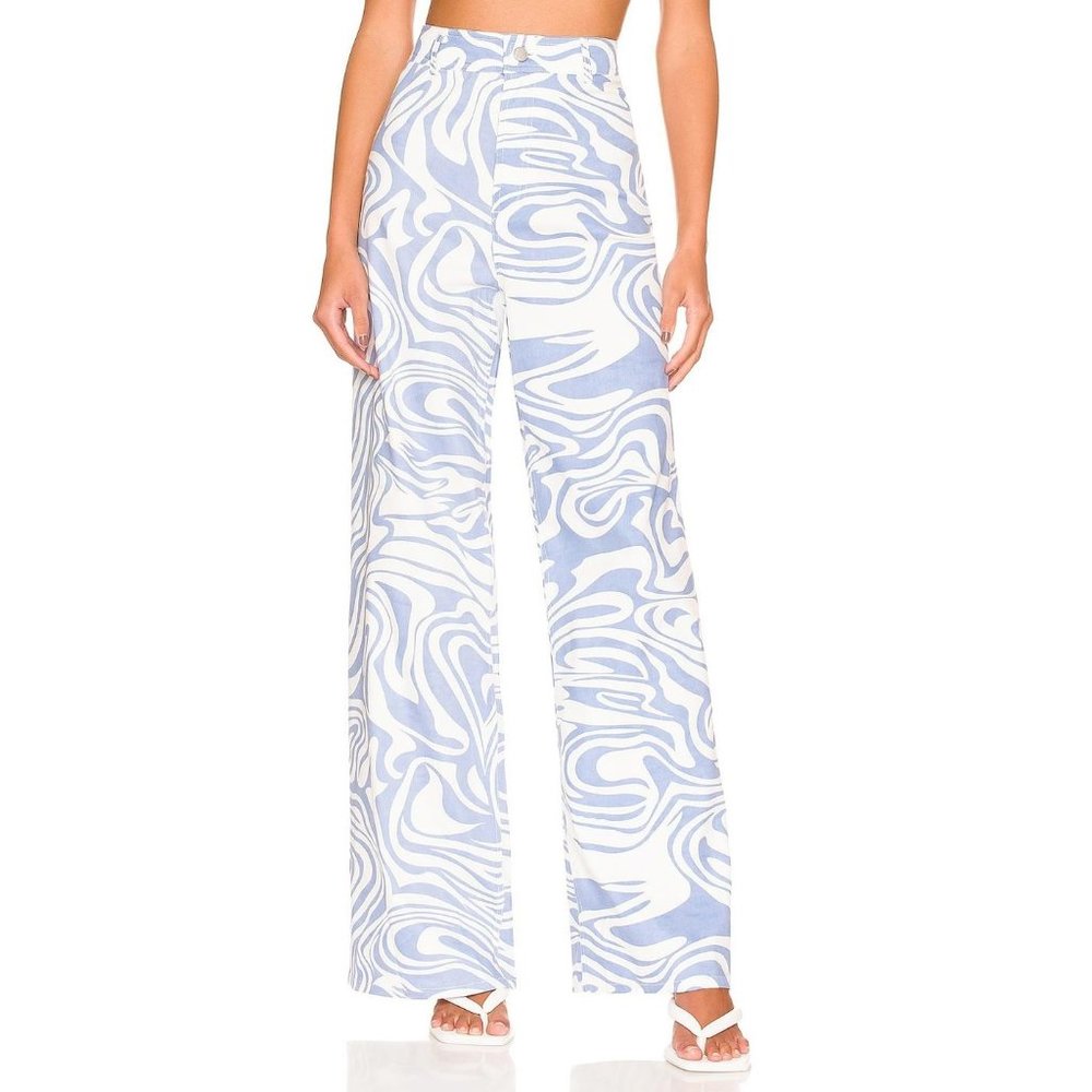 By Dyln at Revolve Ivan Jeans Blue Swirl XS